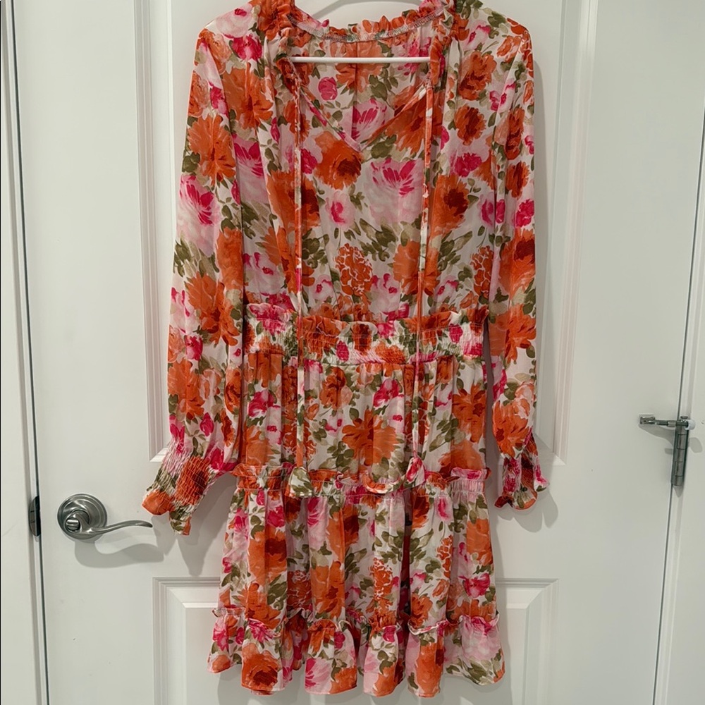 Floral Long Sleeve Dress